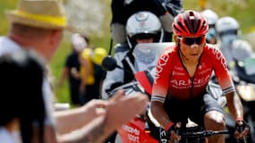 Le Colombien Nairo Quintana, dans la montée vers Andorre-La-Vieille sur le Tour de France le 11 juillet 2021, s'est adjugé celui de la Provence 