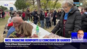 Nice: Francine Oddo remporte le concours de ganses 