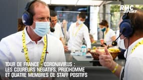 Tour de France - Covid : Les coureurs négatifs, Prudhomme et 4 membres de staff positifs