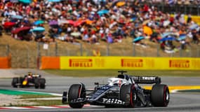 Pierre Gasly (Alpha Tauri) lors du Grand Prix d'Espagne, le 22 mai 2022.