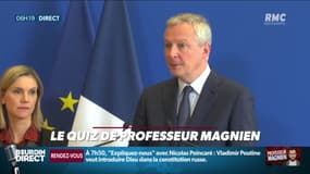 Quel ministre a du mal à prononcer "gel hydroalcoolique" ?... Relevez le quiz du Président Magnien ! - 05/03