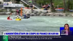 Hautes-Alpes: une étape de Coupe de France de kayak à L'Argentière-la-Bessée