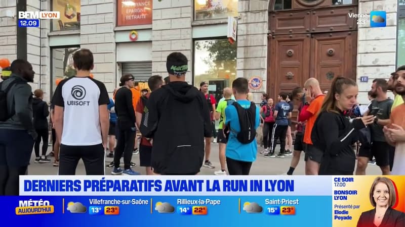 Derniers préparatifs avant la Run in Lyon