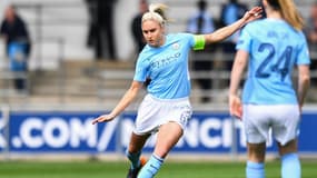 Steph Houghton, joueuse de Manchester City, le 22 avril 2018