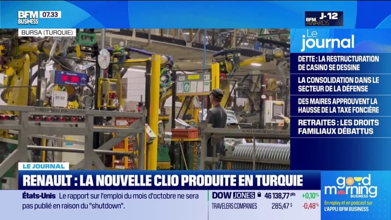 La nouvelle Clio produite en Turquie