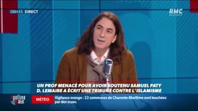  Trappes : un professeur placé sous protection policière pour avoir défendu Samuel Paty. Il témoigne sur RMC: "On me désigne comme une cible"