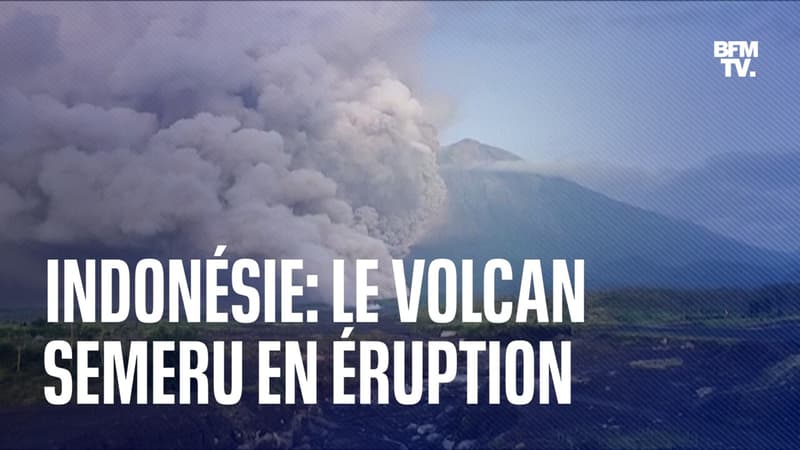 Indonésie: le volcan Semeru entre en éruption un an jour pour jour après sa dernière