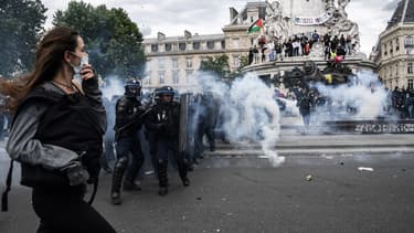 Manifestation contre le racisme et les violences policières à Paris, le 13 juin 2020