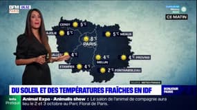 Météo Paris-Île-de-France: du soleil et des températures fraîches, jusqu'à 18°C