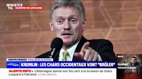 Dimitri Peskov (porte-parole du Kremlin): "Les chars Léopard brûleront"