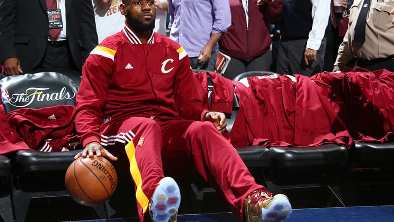 LeBron James sous le maillot des Cleveland Cavaliers