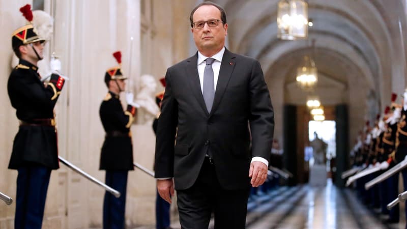 François Hollande s'exprimait devant la Parlement réuni en congrès à Versailles. 