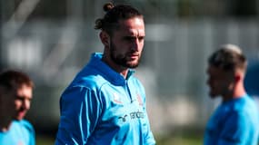 Adrien Rabiot à l'entraînement de l'OM, en février 2025