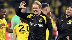 Julian Brandt après la victoire de Dortmund contre l'Atlético le 16 avril 2024