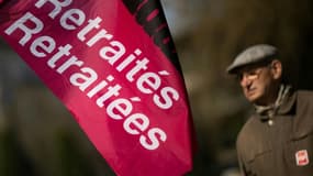 Des retraités manifestent le 24 mars 2022 dans plusieurs grandes villes de France pour réclamer une hausse de leurs pensions
