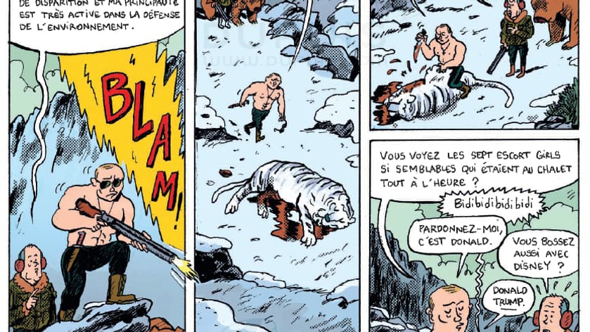 Vladimir Poutine dans "Le Ministère Secret" de Joann Sfar et Mathieu Sapin