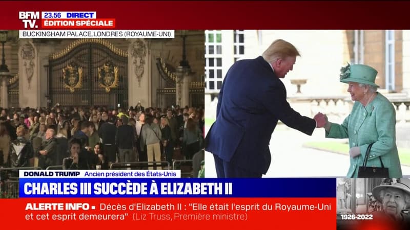Mort d'Elizabeth II: Donald Trump salue 