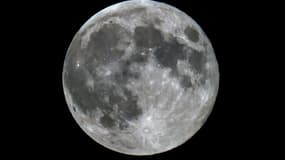 La Super Lune photographiée le 17 octobre 2024 à Berlin. (photo d'illustration)