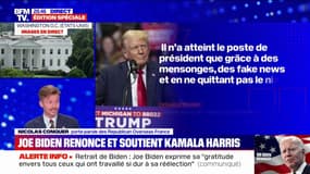 "L'escroc Joe Biden n'était pas apte à se présenter": la réaction de Donald Trump au retrait de son concurrent