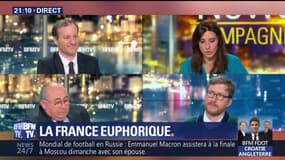 La France euphorique après la qualification des Bleus pour la finale de la Coupe du monde
