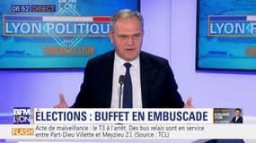 "C'est quand même mieux que ce soit comme ça": François-Noël Buffet, candidat LR à la présidence de la métropole de Lyon, pourrait profiter du duel Kimelfeld-Collomb