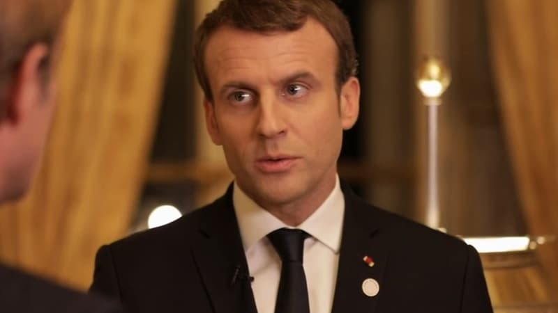 Emmanuel Macron, le 17 décembre 