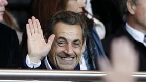 Une large majorité de sympathisants UMP (67%) souhaitent voir Nicolas Sarkozy revenir dans la vie politique et se porter candidat de la droite à l'élection présidentielle de 2017, selon un sondage Ifop à paraître jeudi dans Valeurs Actuelles. /Photo prise