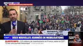 Sébastien Chenu appelle Emmanuel Macron à "aller au référendum" sur la réforme des retraites