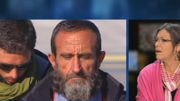 La mère de l'ex-otage, Pierre Legrand libéré mardi soir sur le plateau de BFMTV
