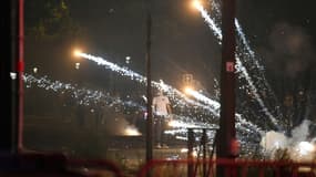 Des mortiers de feu d'artifice tirés le 23 août 2020 à Paris. (Illustration)