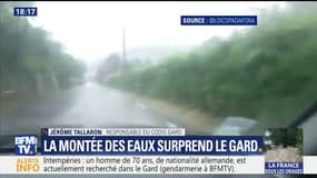 Orages violents dans le Gard (1/2)