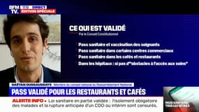 Gaëtan Dussausaye: "Le pass sanitaire est une mesure extrêmement liberticide"
