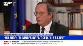 Un ministre du PS dans le gouvernement Lecornu: pour François Hollande, ancien président de la République, "il est hors de question"