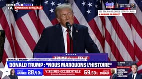 "Personne ne pensait que c'était possible": Donald Trump revendique sa victoire à la présidentielle américaine