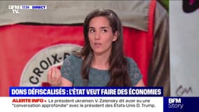 Fin des dons défiscalisés: "C'est à jeter à la poubelle tout de suite ce type de mesures", déclare Gabrielle Siry-Houari (PS) 