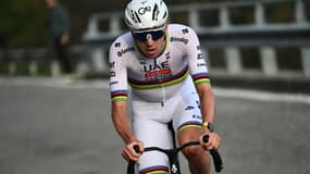 Tadej Pogacar sur le Tour de Lombardie le 11 octobre 2025