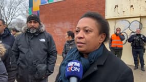 Hélène Geoffroy, maire de Vaulx-en-Velin après l'incendie mortel dans la commune en décembre 2022