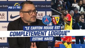 PSG 3-1 Lens : "Le carton rouge est complètement logique" estime Haise 