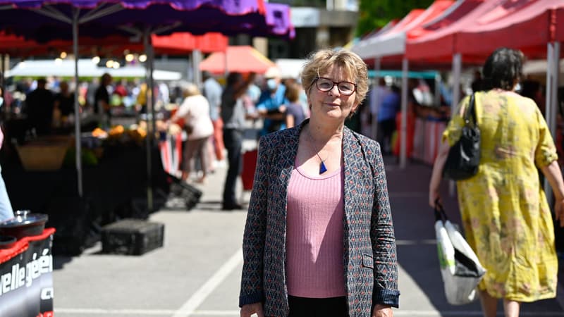 La présidente sortante de Bourgogne-Franche-Comté Marie-Guite Dufay, le 3 juin 2021 à Lons-le-Saunier.