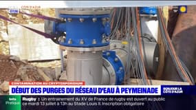 Début des purges du réseau d'eau à Peymeinade face à la contamination au cryptosporidium