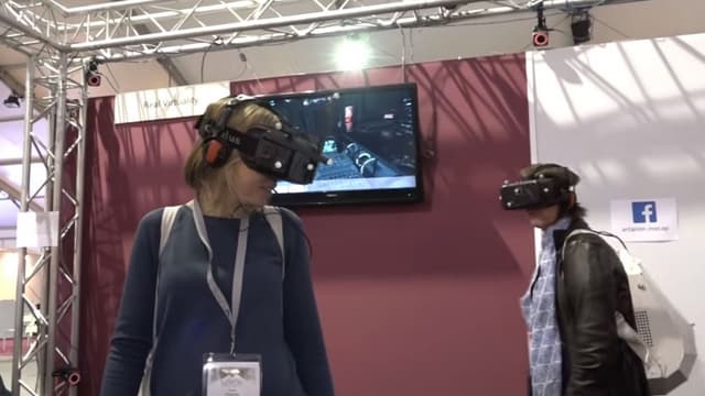 Le dispositif Real Virtuality d'Artanim au salon Laval Virtual.