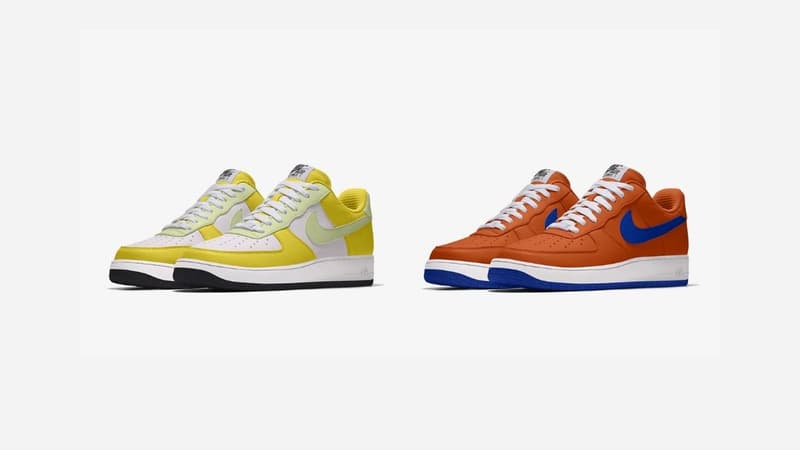 Nike Air Force 1 : de nouveaux coloris personnalisables sont disponibles (durée limitée)