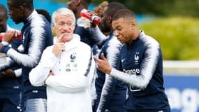 Didier Deschamps et Kylian Mbappé