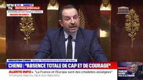 Sébastien Chenu (RN) à François Bayrou: "Ce qui nous interpelle est l'absence totale de cap"