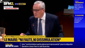 Dérapage des finances publiques: Le Maire réfute toute "dissimulation" ou "tromperie"