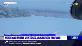 Grâce à la neige, la station du Mont Ventoux a rouvert