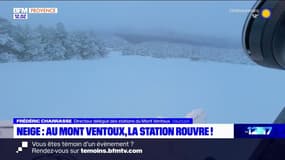 Grâce à la neige, la station du Mont Ventoux a rouvert