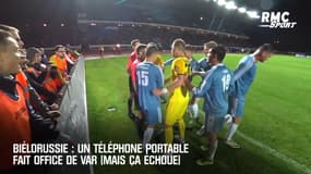 Biélorussie : Un téléphone portable fait office de VAR (mais ça échoue)