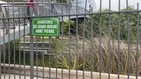 Les jardins des Grand Moulins Abbé Pierre dans le 13e arrondissement de Paris.