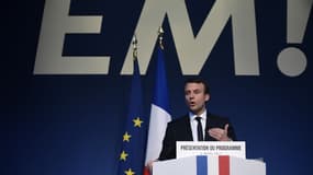 Emmanuel Macron, lors de sa campagne présidentielle en 2017.